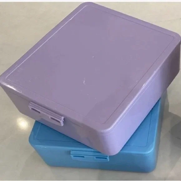 2 Pottery Barn All-in-One Bento Boxes - Purple & Blue - Picture 4 of 12